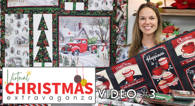 Virtual Christmas Extravaganza Video #3: Winter Greetings "Home" Quilt and It's Time For Hot Cocoa!