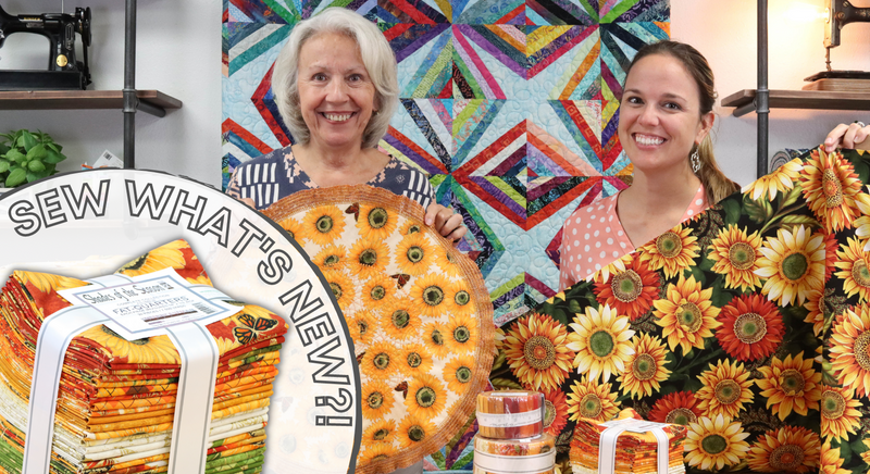 Sew What's New: Sunflowers & Fall Themed Fabrics!