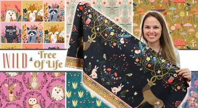 New Fabric Video #93: Wild & Tree Of Life!