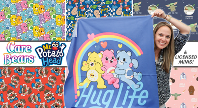 New Fabric Video #95: Care Bears, Mister Potato Head, & Licensed Minis!