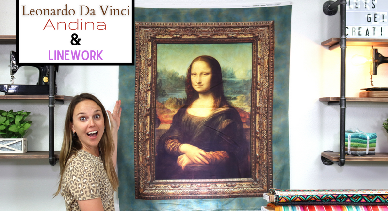 New Fabric Video #34: Leonardo da Vinci, Andina & Linework