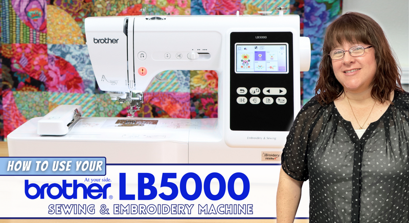 How To Use The Brother LB5000 Sewing & Embroidery Machine!