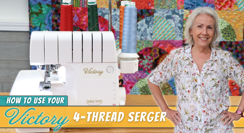 How To Use The BabyLock Victory 4 Thread Serger!