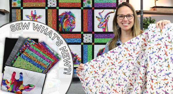 Sew What's New: Colorful Quilt & Fabrics by Jason Yenter!