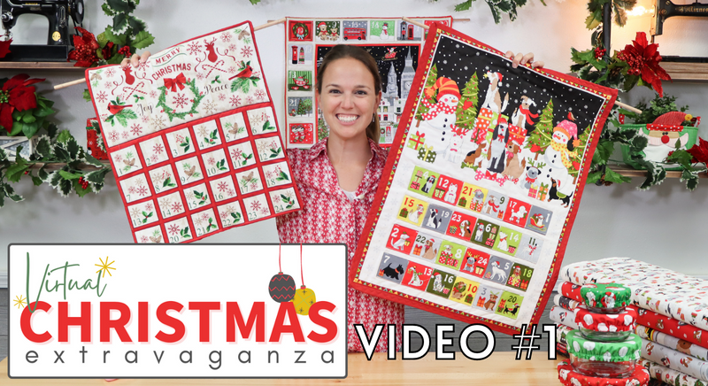 Virtual Christmas Extravaganza Video #1: Advent Calendars and Bowl Covers