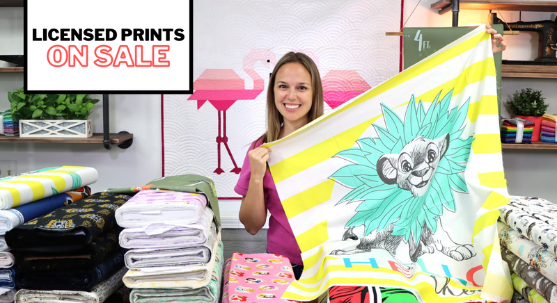 New Fabric Video #47: New Licensed Prints ON SALE