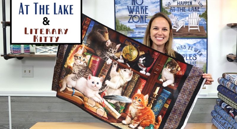 New Fabric Video #53: At The Lake & Literary Kitties
