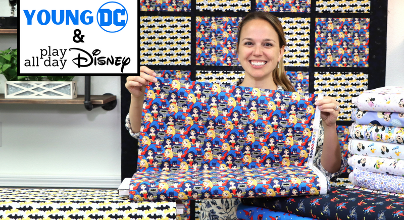 New Fabric Video #57: Young DC & Play All Day Disney