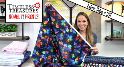 New Fabric Video #59! Timeless Treasures Novelty Prints