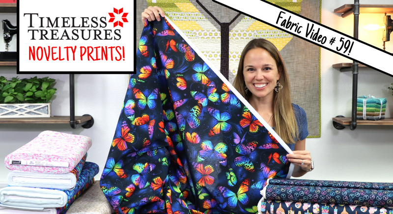 New Fabric Video #59! Timeless Treasures Novelty Prints