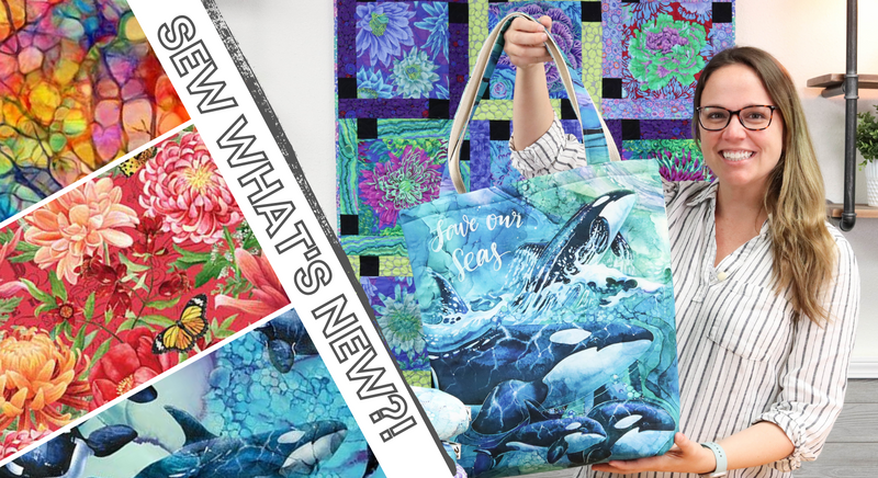 Sew What's New: Whale Song, Morning Blossom & Creation!