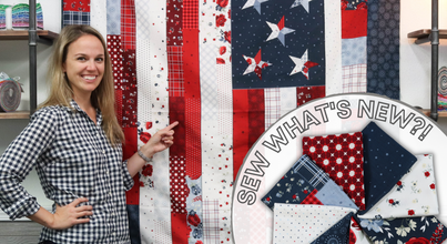 Sew What's New: American Dream Quilt Kit & Fabrics!