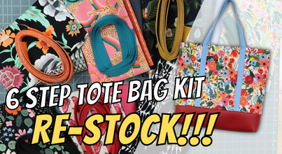 RE-STOCK ALERT: Brand NEW 6 Step Tote Bag Kits In-Stock!