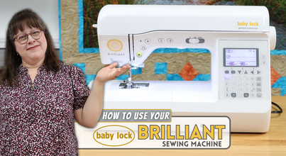 How To Use The BabyLock Brilliant BL220B Sewing Machine!