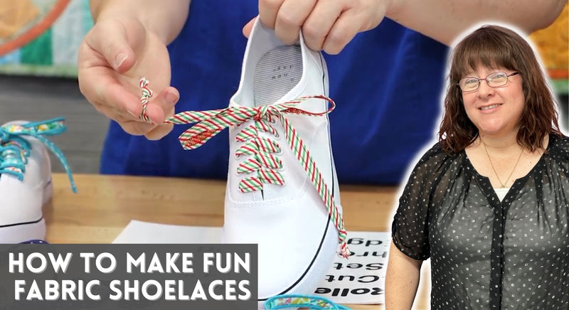 Five Minute Friday: Fun Fabric Shoelaces With A Serger