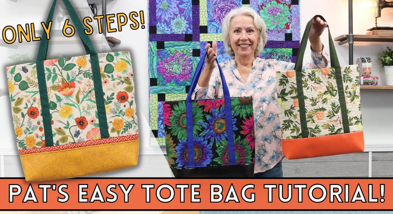 How To Make A Tote Bag - In Only 6 Easy Steps!