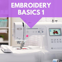 Embroidery Basics 1* Sat 11/01 1:30-4:30pm
