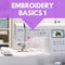 Embroidery Basics 1* Sat 11/01 1:30-4:30pm