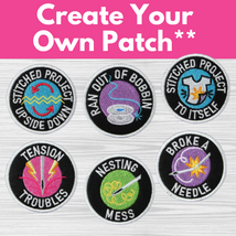 Create Your Own Patch** Thu 12/03 1:00pm-3:00pm
