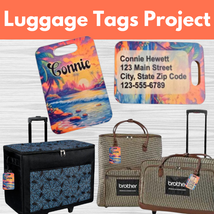 Luggage Tags Project** Mon 08/04 1:00-4:00pm