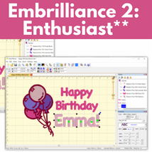 Embrilliance 2** Thu 10/08 1:00pm-3:00pm