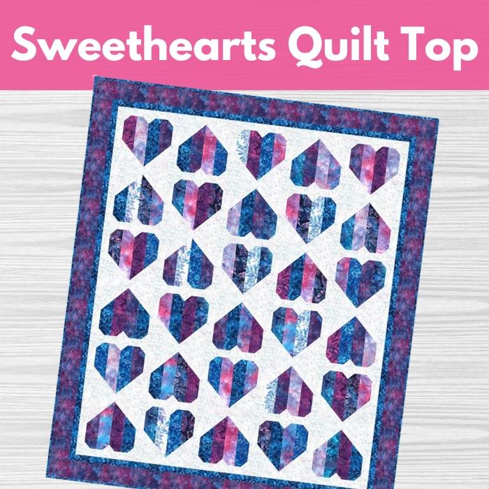 Sweethearts Quilt Top* Tues 01/27, 02/03 & 02/10 1:00-4:00pm