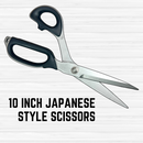 10" Japanese Style Fabric Scissors