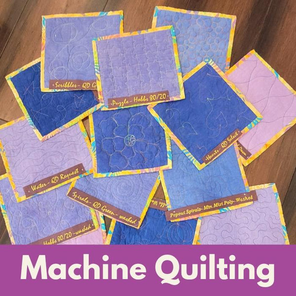 Machine Quilting** Fri 09/12 9:30am-3:00pm