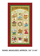 12 Days of Christmas-24" Panel My True Love Multi 17270-99