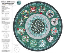 12 Days of Christmas-37" Panel Treeskirt Multi 2600-32100-X