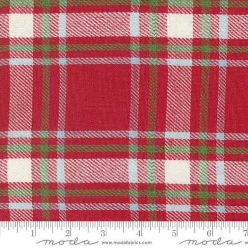 16" Toweling-Classic Retro Holiday Christrmas Red Plaid 920-310