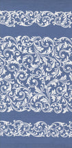 16" Toweling-Rosie Scrolls Blue 920-325