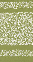 16" Toweling-Rosie Scrolls Green 920-326