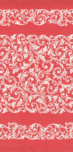 16" Toweling-Rosie Scrolls Red 920-324
