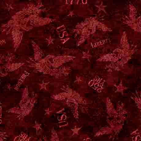 1776-Tonal American Eagle Garnet 2600-31664-M