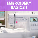 Embroidery Basics 1** Fri 07/17 9:30am-12:30pm
