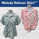 Melody Dolman Shirt** Sat 01/17 9:30am-4:00pm