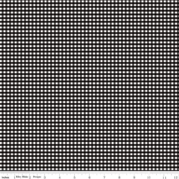 1/8" Small Gingham-Black C440-110