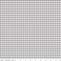 1/8" Small Gingham-Gray C440-GRAY