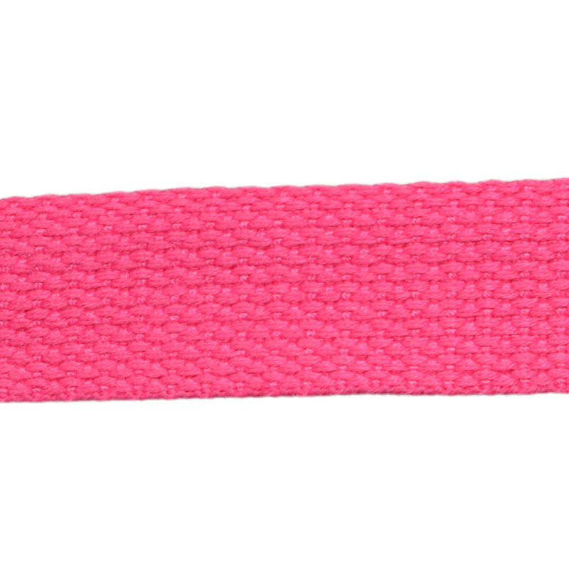 1in Cotton Webbing Hot Pink 25MM-C-6