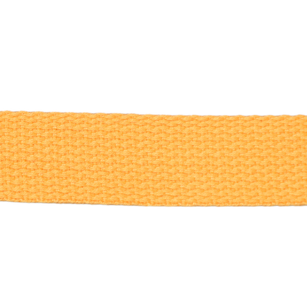 1in Cotton Webbing Yellow 25MM-C-3
