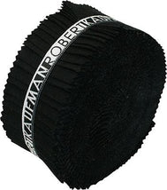 2-1/2in Strips Roll Up Kona Solids Black Colorway 40pcs - RU-196-40