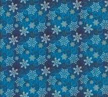 2024 Christmas-Snowflakes Teal 133452