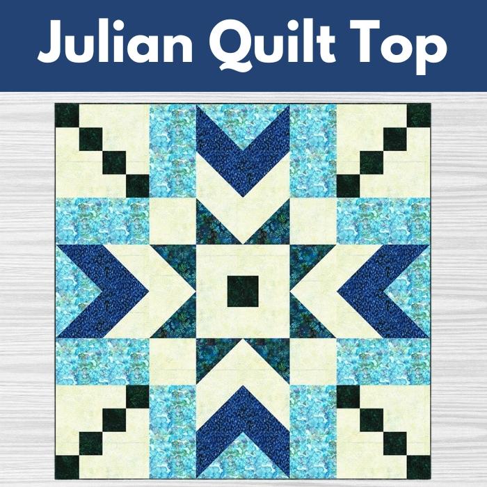 Julian Quilt Top* Tues 10/08, 10/14, & 10/21 1:00-4:00pm