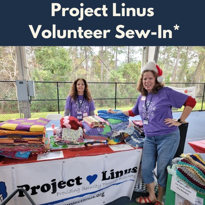 Project Linus Volunteer Sew Tues 09/23 9:30am-12:30pm