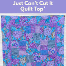 Just Can't Cut It Quilt Top* Wed 09/10 09/17 & 09/24 9:30am-12:30pm