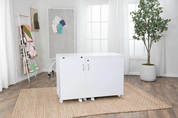 Eclipse Sewing Cabinet White - Tailormade E-W001