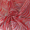 Metallic Swirl Lycra-Red