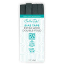 Extra Wide Double Fold Bias Tape Dark Grey 1/2in x 3yd - CDWDF047