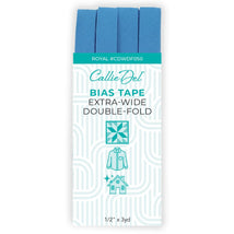 Extra Wide Double Fold Bias Tape Royal 1/2in x 3yd - CDWDF050